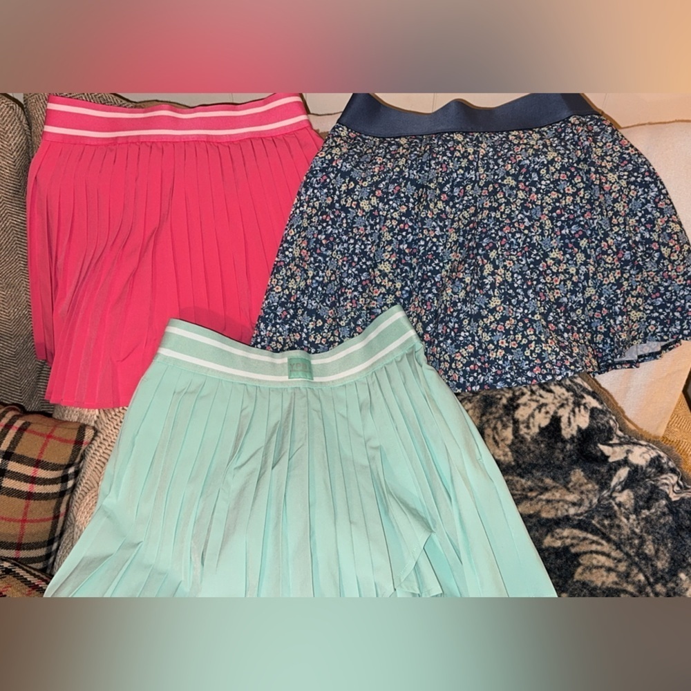NWT Abercrombie Kids A&F ypb your personal best girls pleated skort size 11/12